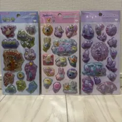 ポップデコパーティー わたあめカプセルシール ズートピア トイストーリー3枚