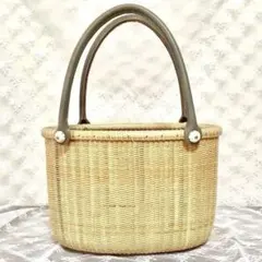 最終価格 来週戻します。 ナンタケットバスケット 珍しいクラッチかご