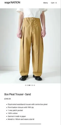 2025年最新】SaGe nation box pleatの人気アイテム - メルカリ