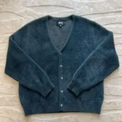 Stussy モヘアカーディガン ダークグリーンのサムネイル