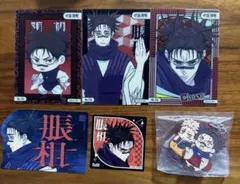 呪術廻戦展 アニメーション 渋谷事変 クリアカード 缶バッジ 脹相 3点