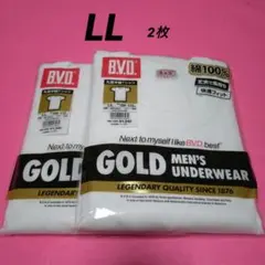 ビーブイディー BVD 丸首半袖 Tシャツ LL 2枚のサムネイル