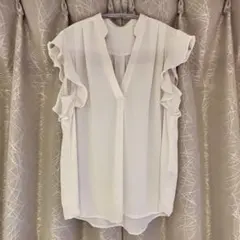 INGNI ホワイト ノースリーブシャツ ホワイト