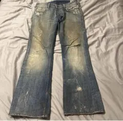 y2k archive ダメージ加工 デニムパンツ　dieselのサムネイル