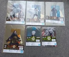 一番くじ 呪術廻戦 1224 E賞 クリアファイルステッカーセット 6種