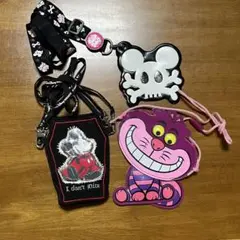 ディズニー　ミッキー　チェシャ猫　コインケース　ポシェット