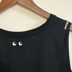 ユニクロ×アニヤハインドマーチ ノースリーブ Tシャツ 黒 Mサイズ