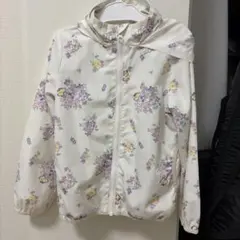 petit main 花柄フード付きジャケット