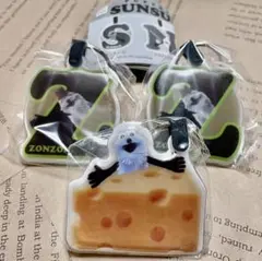 パペットスンスン　リフレクターキーリング　スンスン　ゾンゾン　3個