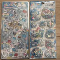 あわわちゃん ジュエルプチドロップ ウォーターシール 2枚セット