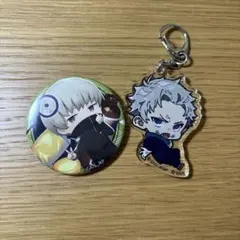 呪術廻戦 狗巻棘 缶バッチ キーホルダー
