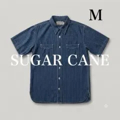 SUGAR CANE ウォバッシュストライプ ワークシャツ size:Mのサムネイル