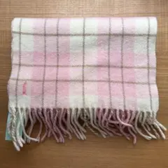 イーストボーイ ピンク チェック柄 マフラーのサムネイル