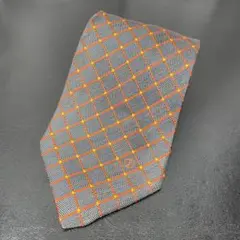 dunhill ダンヒル  チェック柄 シルクネクタイ