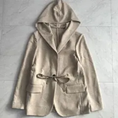 Theory フーデッドドレープ 春ジャケット