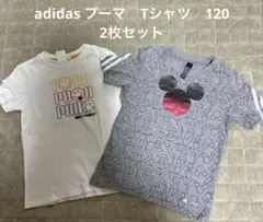 adidas プーマ　Tシャツ　120 2枚セット