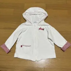 ファミリア　フード付きパーカー　上着　80cm