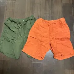 UNIQLO ナイロンパンツ 2枚セット ギアショートパンツ 水陸両用　140