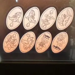 Hawaii アウラニ限定　記念 ディズニープレスドペニーコレクション8枚セット