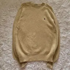 ポロ ラルフローレン ヴィンテージ ウールニット L