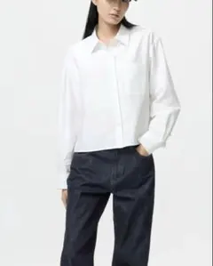 ユニクロ　JW ANDERSON オックスフォードシャツ　ホワイト　Lサイズ