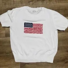 KIRSHチェリー USA グラフィック サマー ニット ホワイトのサムネイル