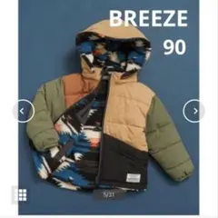 BREEZE【90】中綿ボアリバーシブルブルゾン／レインボー［J502914］