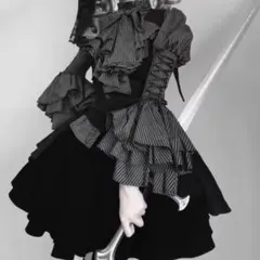 BODYLINE チェック ワンピース ゴシックコア ダークコア ゴスロリ