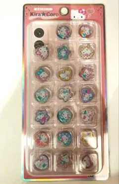 キラコロシール　おはじきシール　キティ