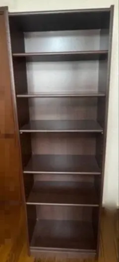 本棚 シェルフ ダークブラウン 収納棚