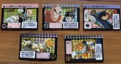 ドラゴンボール カードダス キラ5枚（超サイヤ人悟空他＋味方68枚＋かぶり24枚