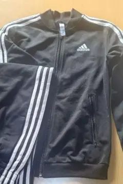 adidas ブラック ジャージ 上下セット Sサイズ