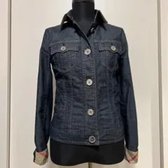バーバリーロンドン　デニム　BURBERRY　デニムジャケット　ボレロ　42 バーバリーロンドン デニム BURBERRY デニムジャケット ボレロ 42