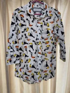 ALLOWED TO UNFOLD 七分袖シャツL