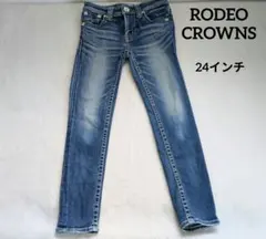 RODEO CROWNS デニムジーンズ デニムパンツダメージ加工 スキニーＳ
