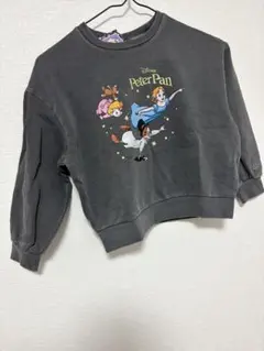 ディズニー　リトシー　リンクアット ピーターパン　　110㎝　グレー　ダメージ風