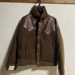 コーデュロイ ダウンジャケット