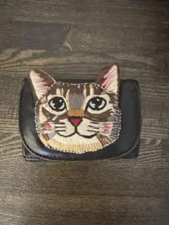値下げ‼️MMTS マミタス キジトラ 猫　三つ折り財布