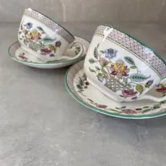 minton ハドンホール　トレリス　カップ&ソーサー　ペア
