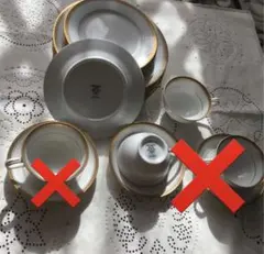 サンゴさまへ【ノリタケ】Richmond プレートセット