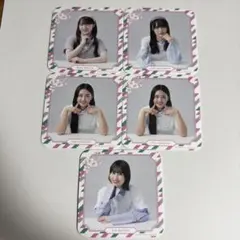 櫻坂46 カフェ 2025 コースター 5枚セット