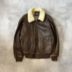 Vintage 90s G-1 レザーフライトジャケット 襟ボア