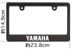 バイク用ヤマハナンバーフレーム　カーボンルック (1枚新品送料込み)のサムネイル
