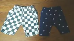 ブランシェスハーフパンツ80cm＆薄地ハーフパンツセット