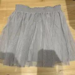 UNIQLO キッズ チュールスカート グレー 120cm チア　ダンス