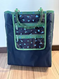 新品　LeSportsac トートバッグ ネイビー グリーン