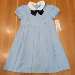 ☆any FAM　ハートぼたんがかわいい水色ワンピース　120