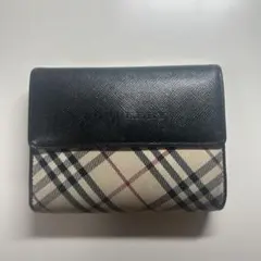 Burberry チェック柄 三つ折り財布