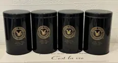 【珈琲問屋】コーヒーキャニスター　中サイズ　4個セット