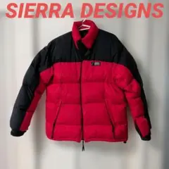 【Y2K 平成レトロ】 SIERRA DESIGNS ダウンジャケット 赤黒 Mのサムネイル